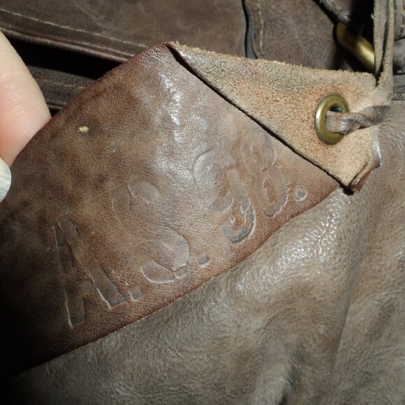 A.S. 98 Hobo bag dark brown Genuine Leather - Picture 4 of 16